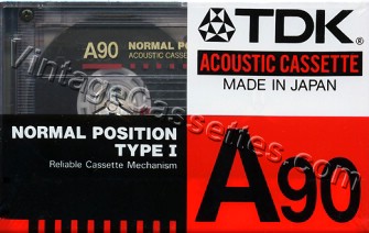 TDK TDK A 1988–89 Type I Cassette Tape