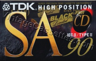 TDK TDK SA Limited 1995–97 Type II Cassette Tape