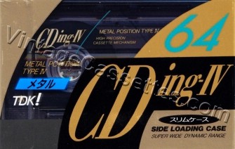 TDK TDK CDing-IV "R" 1992–93 Type IV Cassette Tape