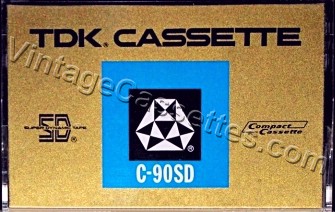 TDK TDK SD c-60 1972–73 Type I Cassette Tape