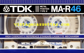 TDK TDK MA-R 1984 Type IV Cassette Tape