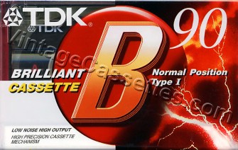 TDK TDK B 1992–95 Type I Cassette Tape
