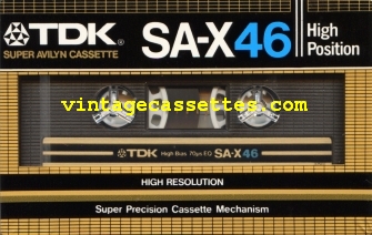 TDK TDK SA-X 1984 Type II Cassette Tape