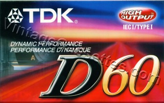 TDK TDK D 2001–03 Type I Cassette Tape