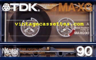 TDK TDK MA-XG 1985–86 Type IV Cassette Tape