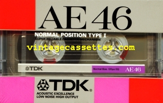 TDK TDK AE 1987–88 Type I Cassette Tape