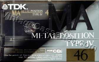 TDK TDK MA "R" 1992–93 Type II Cassette Tape