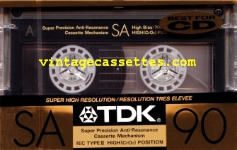 TDK TDK SA 1989 Type II Cassette Tape