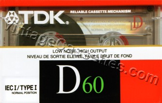 TDK TDK D 1988 Type I Cassette Tape