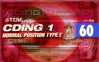 TDK TDK CDing-1 "T" 1999 Type I Cassette Tape
