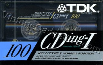 TDK TDK CDing-I 1990–91 Type I Cassette Tape
