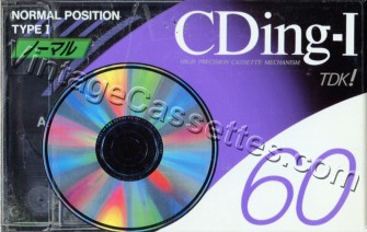 TDK TDK CDing-I "A" 1993–94 Type I Cassette Tape