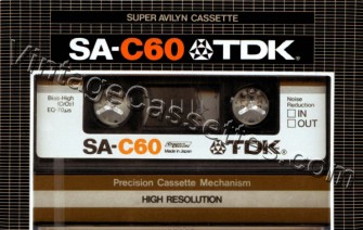 TDK TDK SA 1979–81 Type II Cassette Tape