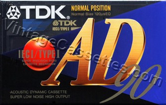 TDK TDK AD "EA" 1995–97 Type I Cassette Tape