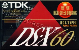 TDK TDK DS-X 1992–97 Type I Cassette Tape