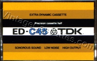 TDK TDK ED 1975–78 Type I Cassette Tape