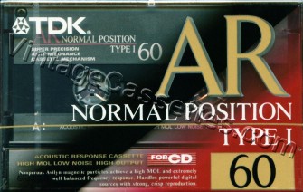 TDK TDK AR "R" 1992–93 Type I Cassette Tape