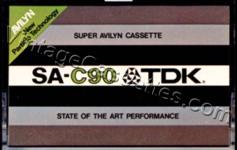TDK TDK SA 1974–75 Type II Cassette Tape