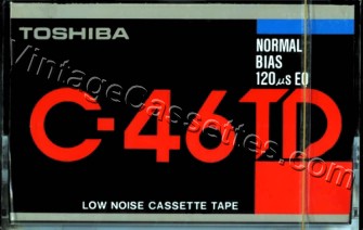Aurex/Toshiba Toshiba TD Type I Budget Series 1979–80 Type I Cassette Tape