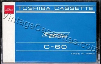 Aurex/Toshiba Toshiba C-60 1969–72 Type I Cassette Tape