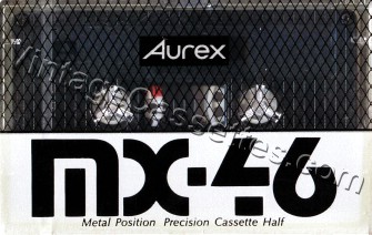 Aurex/Toshiba Aurex MX Type IV photo couresy of kostya1969 1987–90 Type IV Cassette Tape