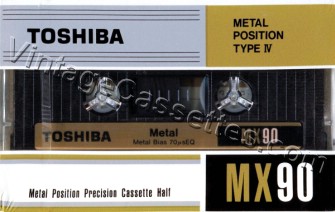 Aurex/Toshiba Toshiba MX Type IV 1983–87 Type IV Cassette Tape