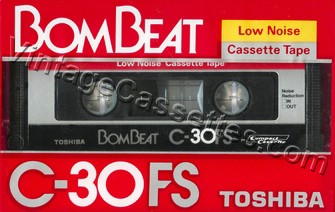 Aurex/Toshiba Toshiba FS C-30 Type I BomBeat Series 1987–90 Type I Cassette Tape
