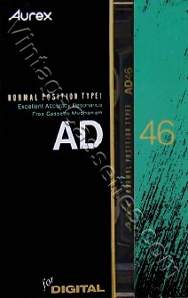 Aurex/Toshiba Aurex AD 1990–92 Type I Cassette Tape