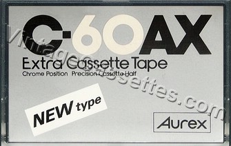 Aurex/Toshiba Aurex AX 1979–80 Type II Cassette Tape