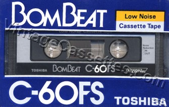 Aurex/Toshiba Toshiba FS C-60 Type I BomBeat Series 1987–90 Type I Cassette Tape