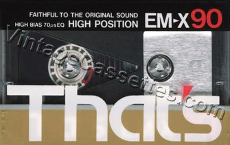 Triad/That's That's EM-X 1983 Type II Cassette Tape