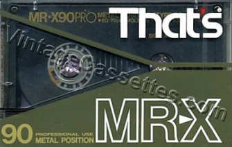 Triad/That's That's MR-X 1986 Type IV Cassette Tape