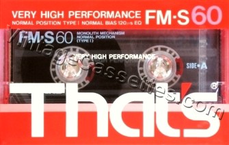 Triad/That's That's FM-S Type I 1987–88 Type I Cassette Tape