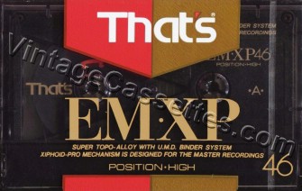 Triad/That's That's EM-XP 1990 Type II Cassette Tape