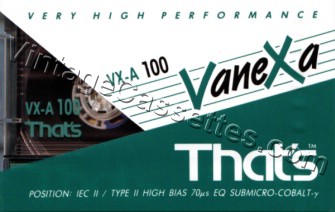 Triad/That's That's VX-A Type II 1993–95 Type II Cassette Tape