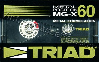 Triad/That's TRIAD MG-X Type IV 1986–87 Type IV Cassette Tape