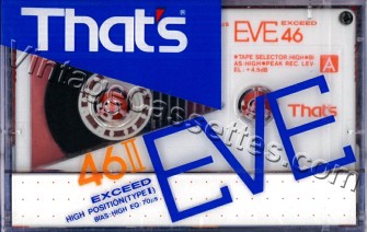 Triad/That's That's EVE-II Type II 1986 Type II Cassette Tape