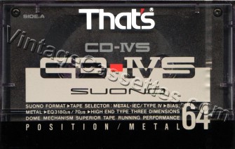 Triad/That's That's CD-IVS 1989 Type IV Cassette Tape