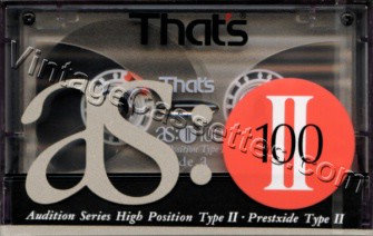 Triad/That's That's AS-II Type II 1990–92 Type II Cassette Tape