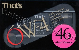 Triad/That's That's OW-IV 1991–92 Type IV Cassette Tape