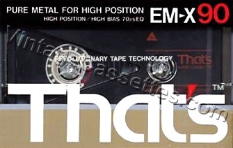 Triad/That's That's EM-X 1989 Type II Cassette Tape