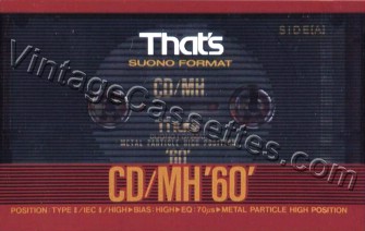 Triad/That's That's CD/MH 1990–92 Type II Cassette Tape