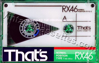 Triad/That's That's RX Type I Green 1984–85 Type I Cassette Tape