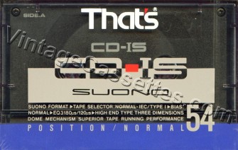 Triad/That's That's CD-IS 1989 Type I Cassette Tape