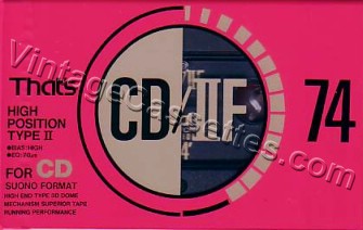 Triad/That's That's CD-IIF 1991–92 Type II Cassette Tape