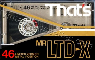 Triad/That's That's MR-X Limited Type IV 1986 Type IV Cassette Tape