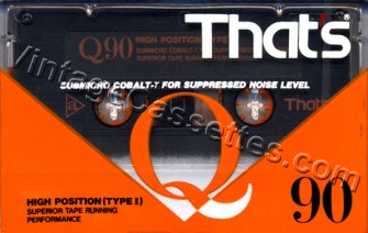 Triad/That's That's Q 1987 Type II Cassette Tape