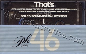 Triad/That's That's PH-I 1989 Type I Cassette Tape