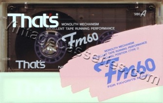 Triad/That's That's FM 1987 Type I Cassette Tape