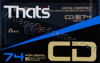 Triad/That's That's CD-MH Type II 1989–90 Type II Cassette Tape